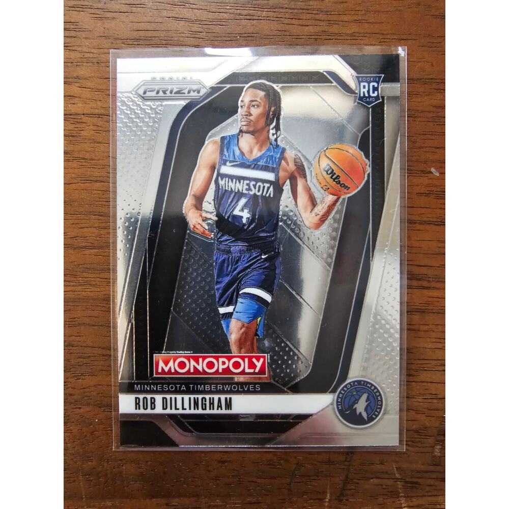 Rob Dillingham 2024-2025 Panini Prizm Monopoly #90 - Rookie - Timberwolves - NBA